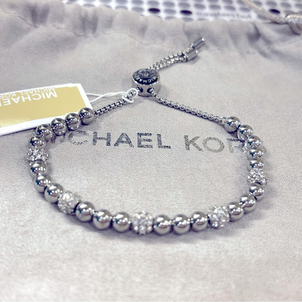 ❌SOLD❌✨ Brand New Ladies Michael Kors Stainless Steel Brilliance Bracelet ✨ - Picture 1 of 7